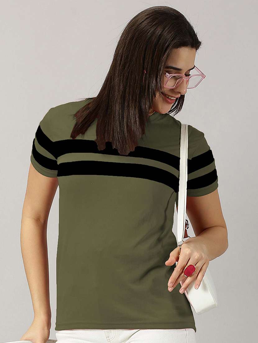 women striped t-shirt - 21071138 -  Standard Image - 1