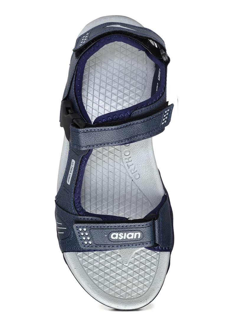 men blue back strap floater - 21071657 -  Standard Image - 4