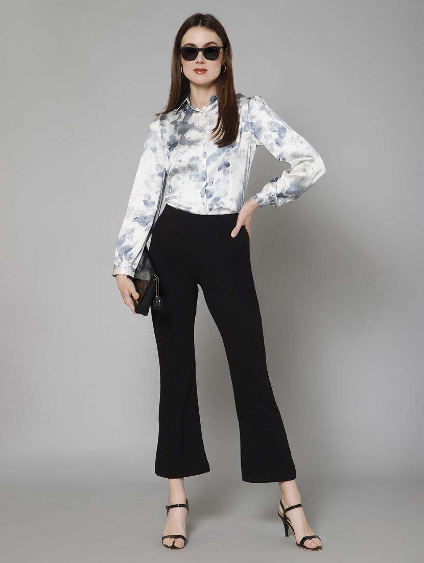 white printed detailed casual shirt - 21072198 - Standard Image - 4
