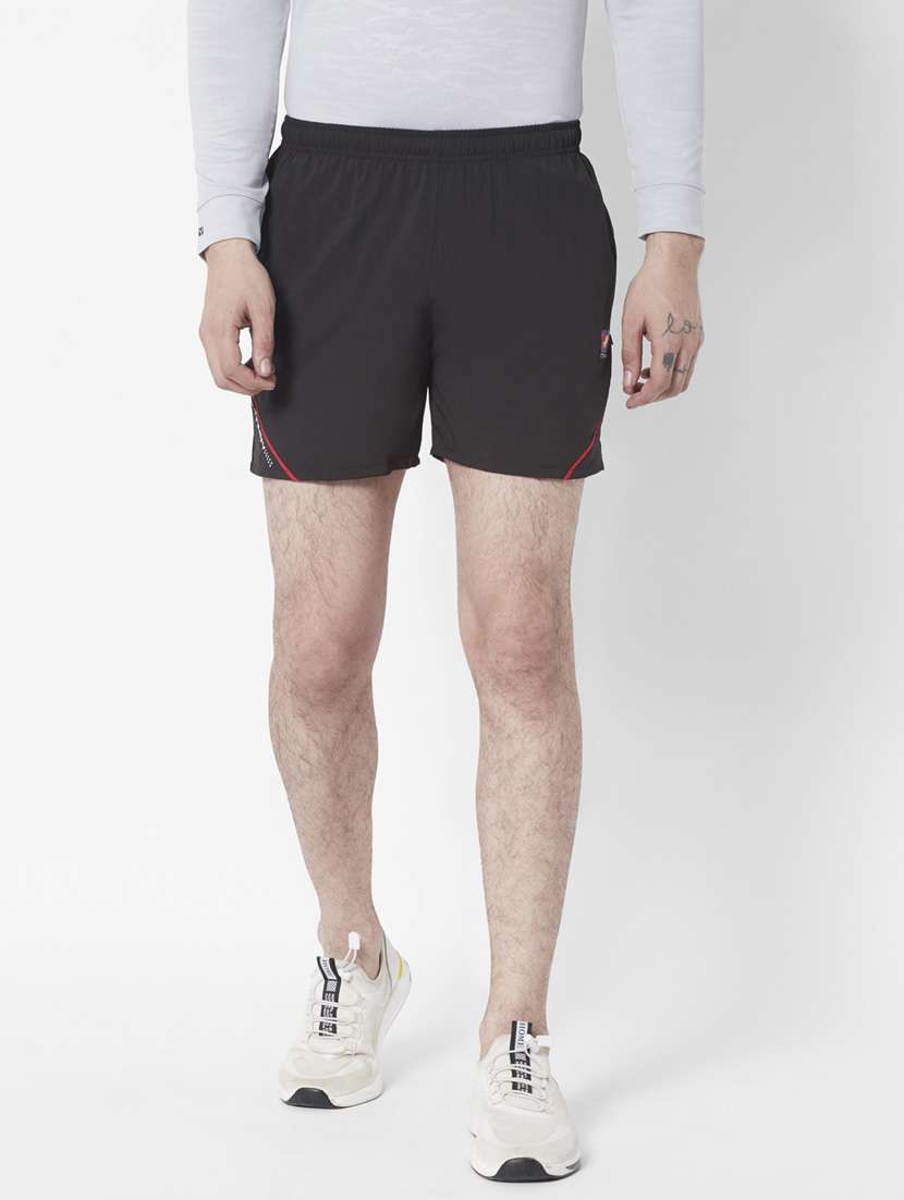 men mid rise cotton shorts