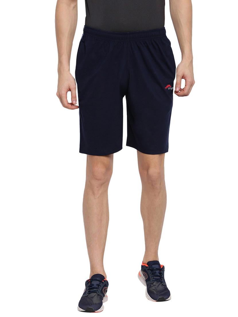 men mid rise cotton shorts - 21072732 -  Zoom Image - 0
