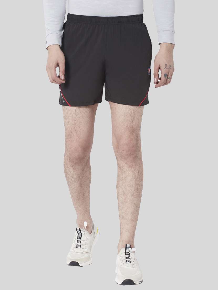 men mid rise cotton shorts