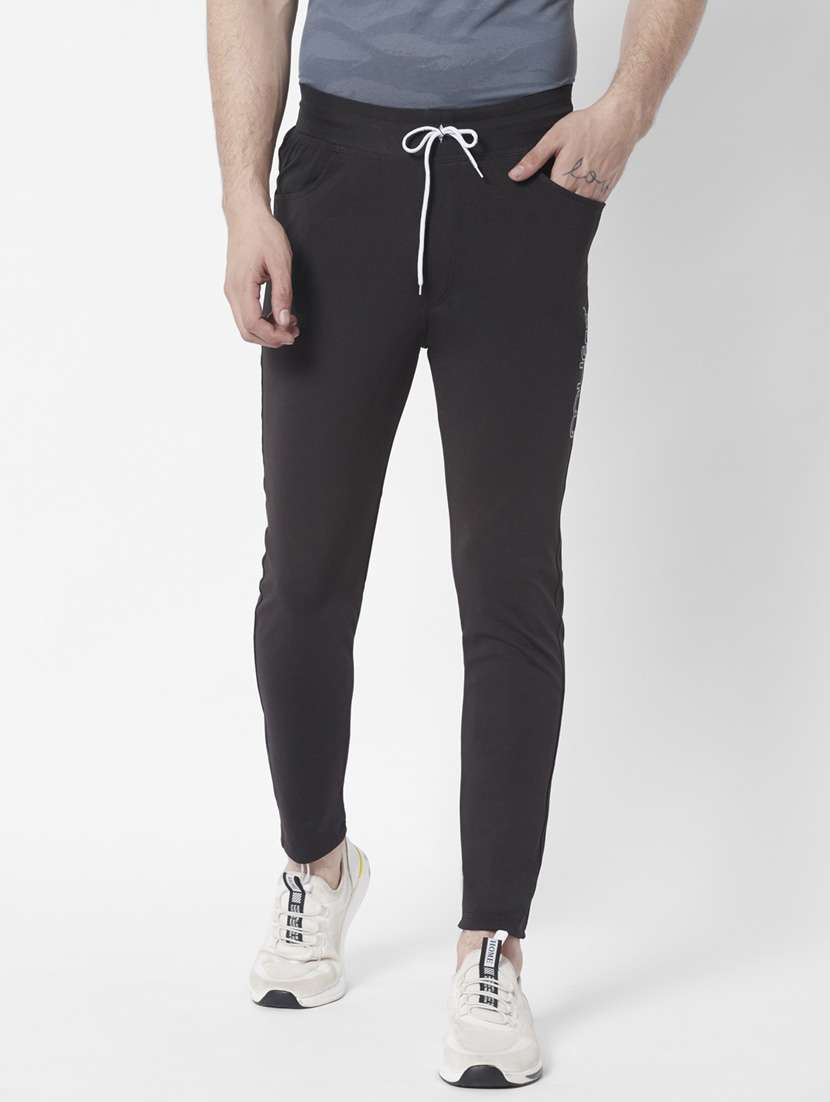 men mid rise full lenght track pant