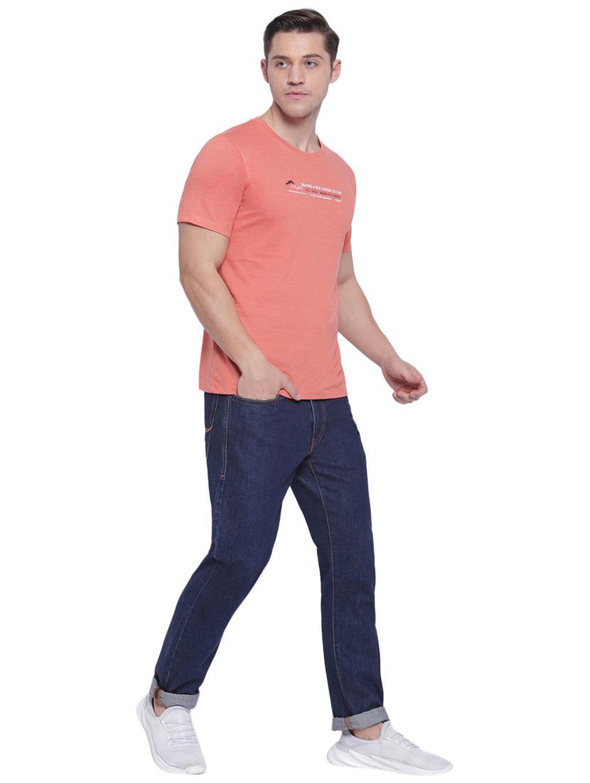men chest print short sleeve t-shirt - 21072773 - Standard Image - 4