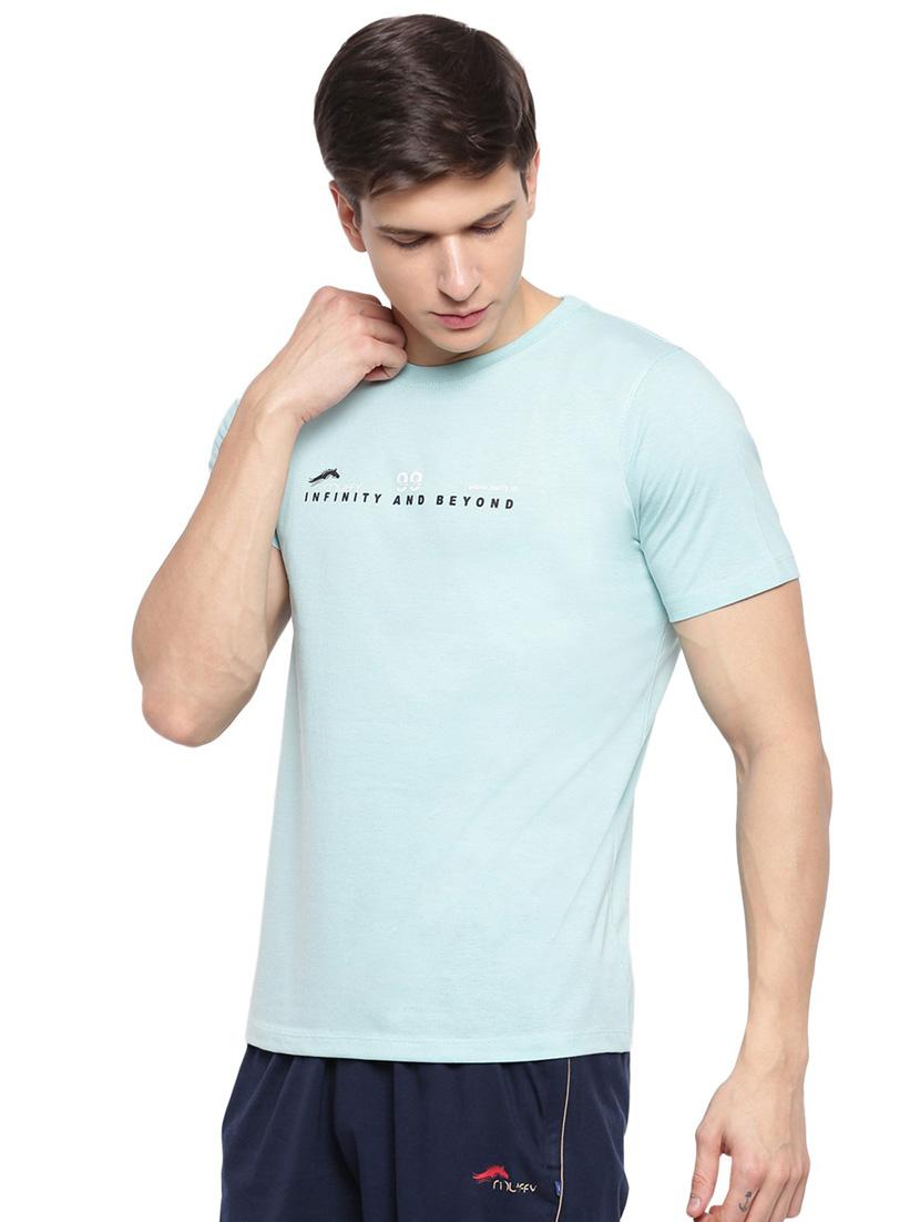men chest print short sleeve t-shirt - 21072775 - Standard Image - 1