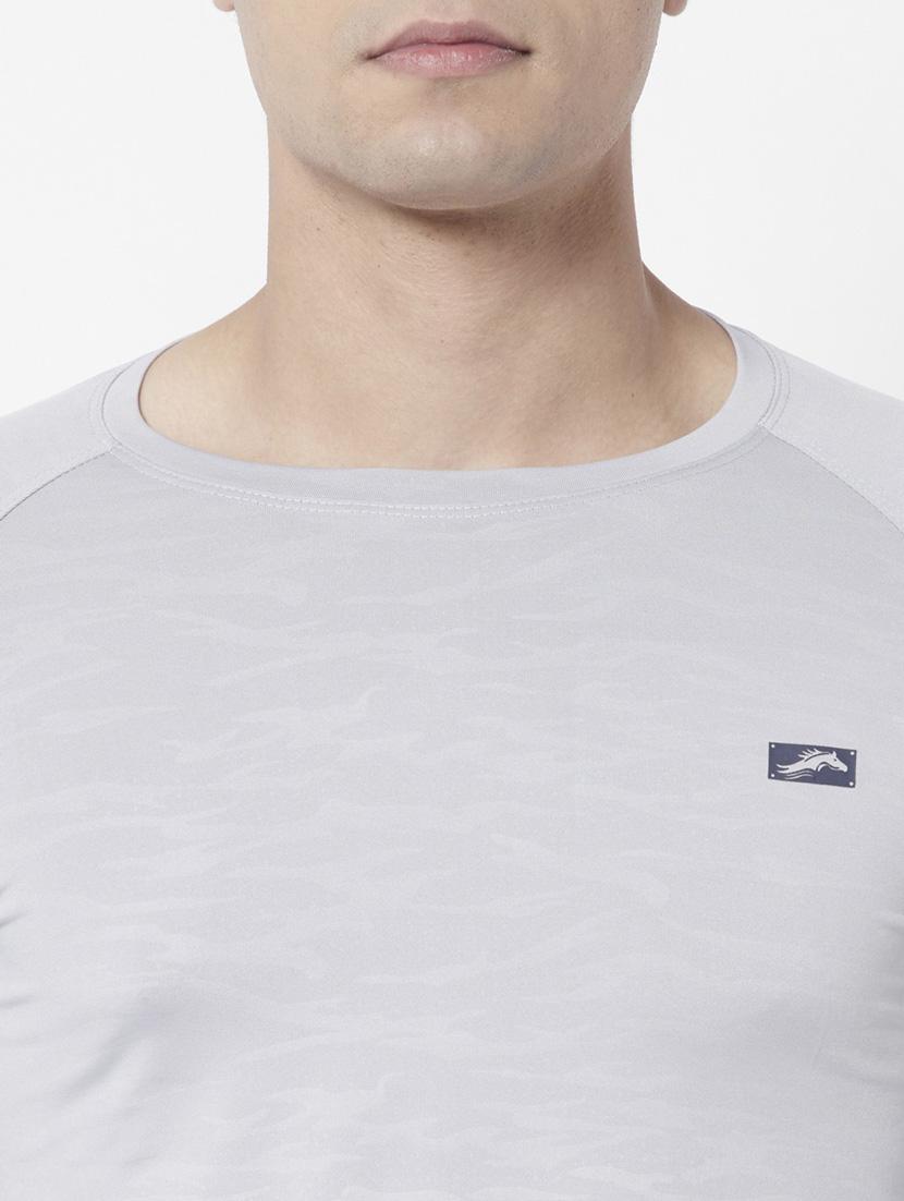 men self design round neck t-shirt - 21072778 - Standard Image - 4