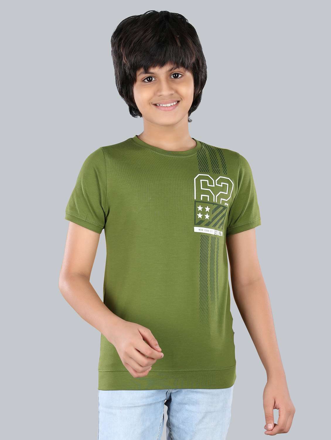 boys placement print cotton t-shirt
