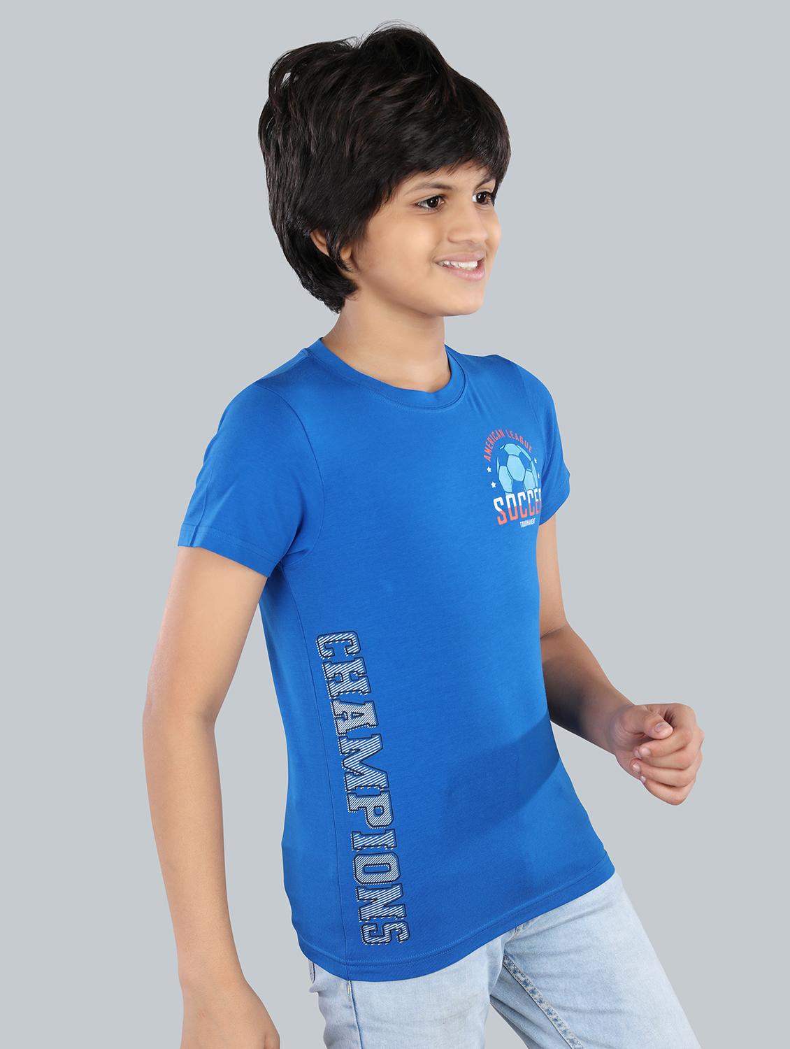 boys placement print cotton t-shirt - 21073193 - Standard Image - 1