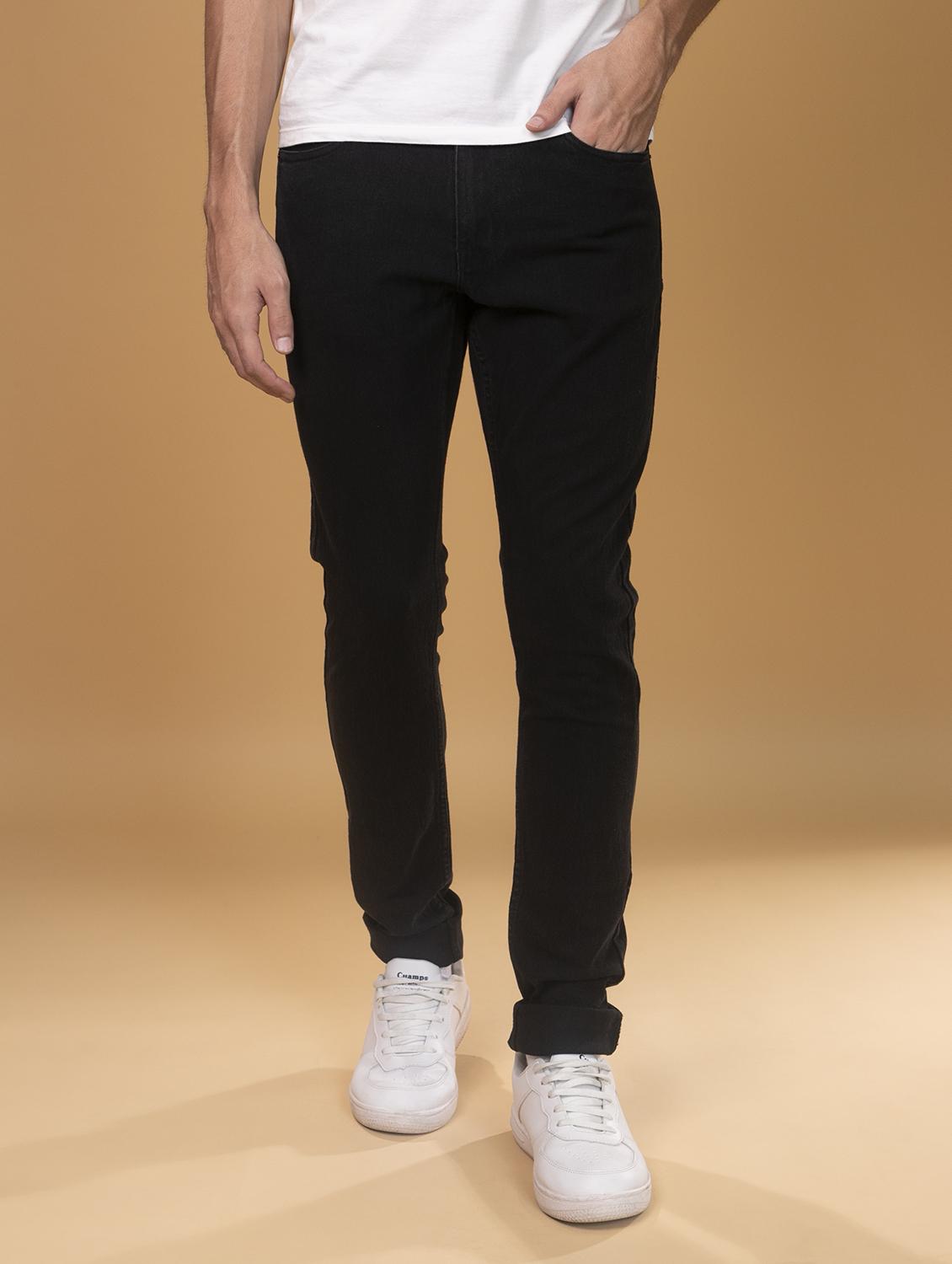 men solid mid rise jeans - 21073493 - Zoom Image - 0