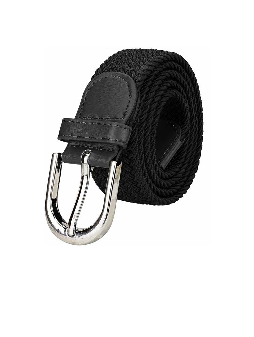 women casual black synthetic leather belt - 21073670 -  Zoom Image - 0