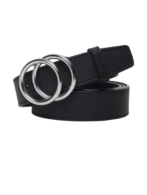 women casual black synthetic leather belt - 21073672 - Standard Image - 0