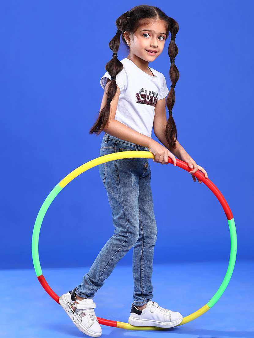 girls plain slim fit jeans - 21073846 -  Standard Image - 4