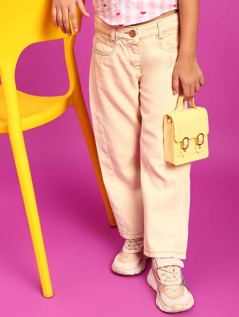 girls mid rise plain jeans - 21073851 -  Standard Image - 1