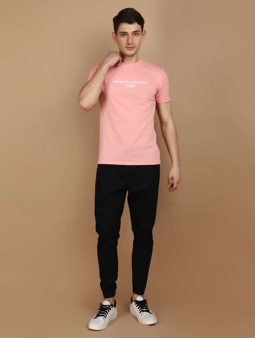 men solid mid rise jogger - 21073947 -  Standard Image - 4