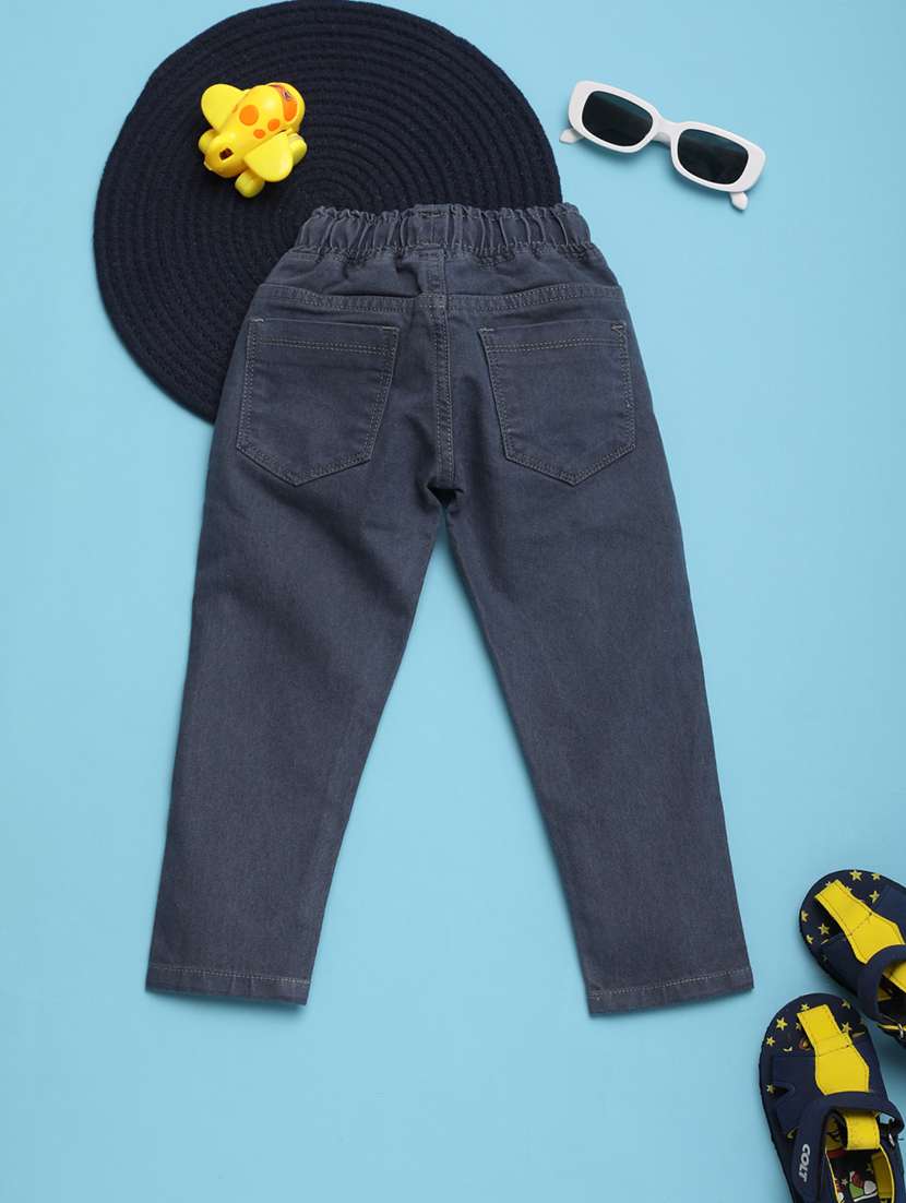 kids mid rise plain jeans - 21074036 - Standard Image - 1
