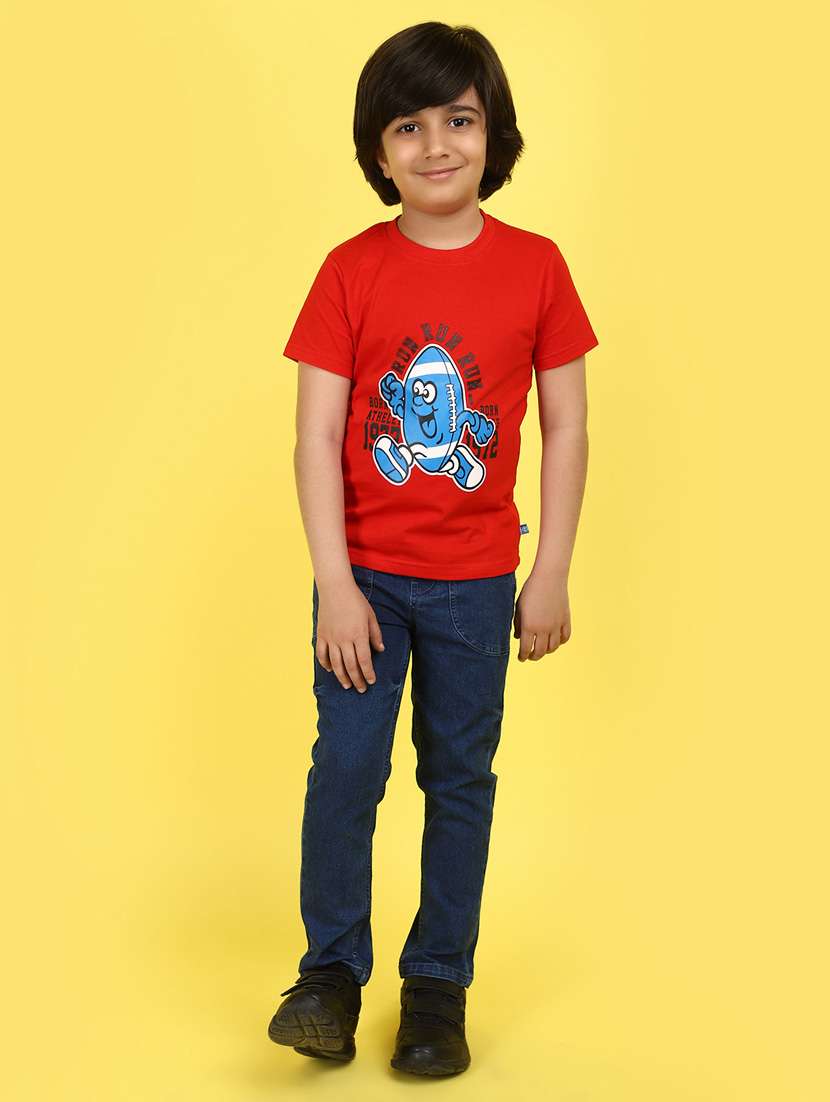 boy solid mid rise plain jean - 21074037 -  Standard Image - 4