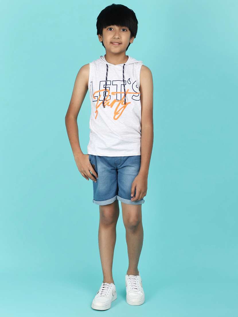 boy mid rise washed shorts - 21074106 -  Standard Image - 4