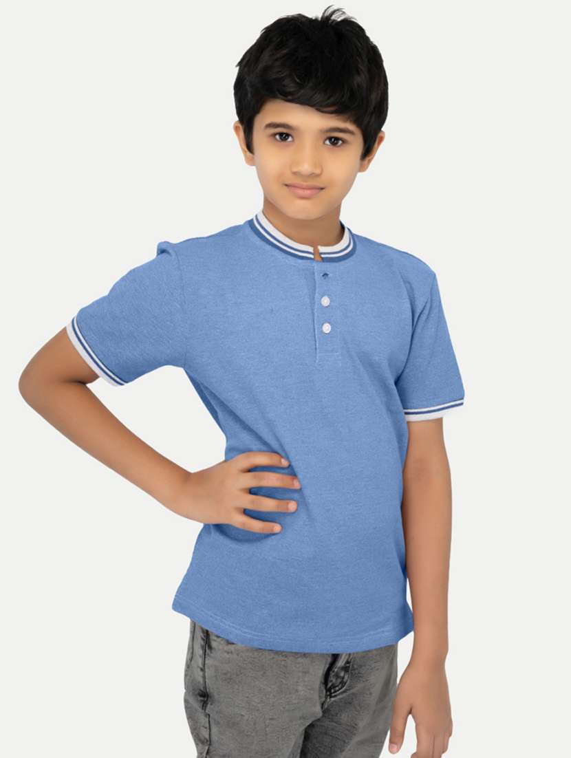 boys short sleeve solid regular t-shirt
