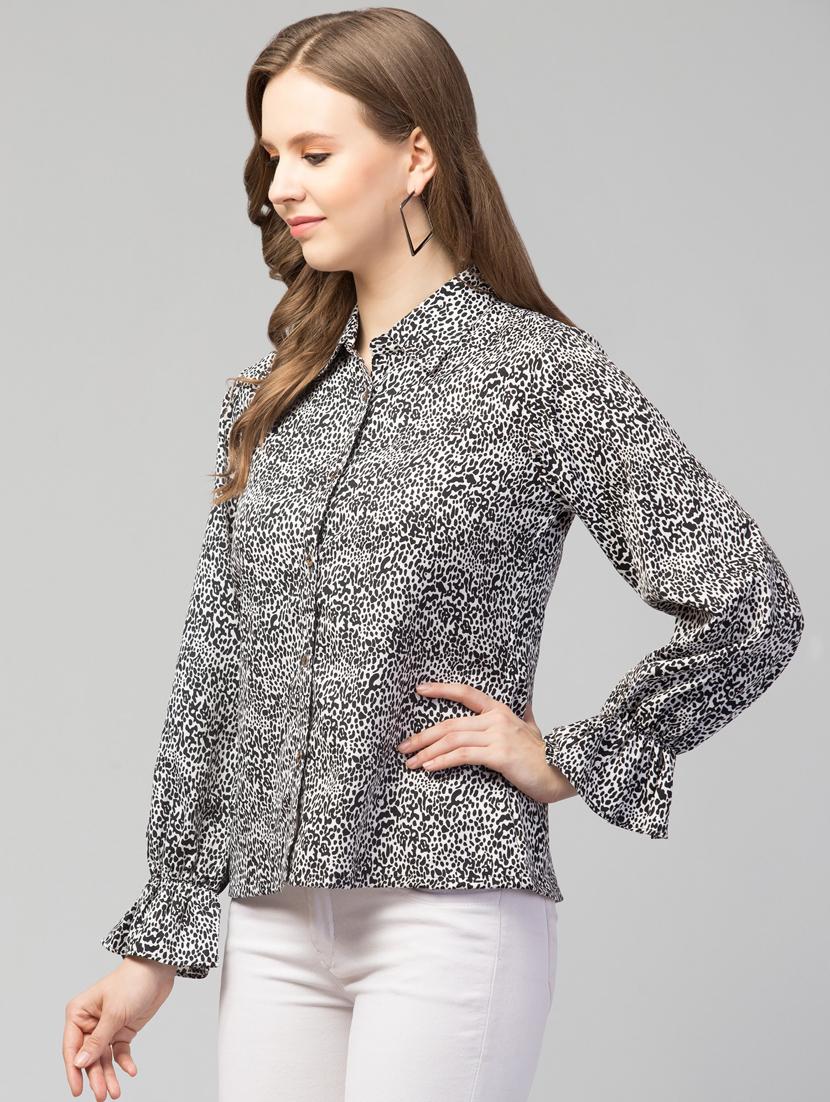 women white printed casual shirt - 21074459 - Standard Image - 1