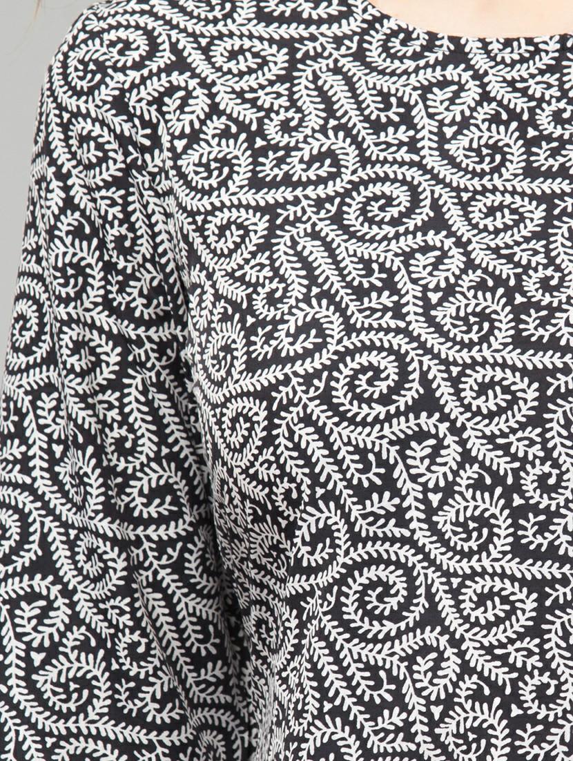 women black printed regular top - 21074461 - Standard Image - 4