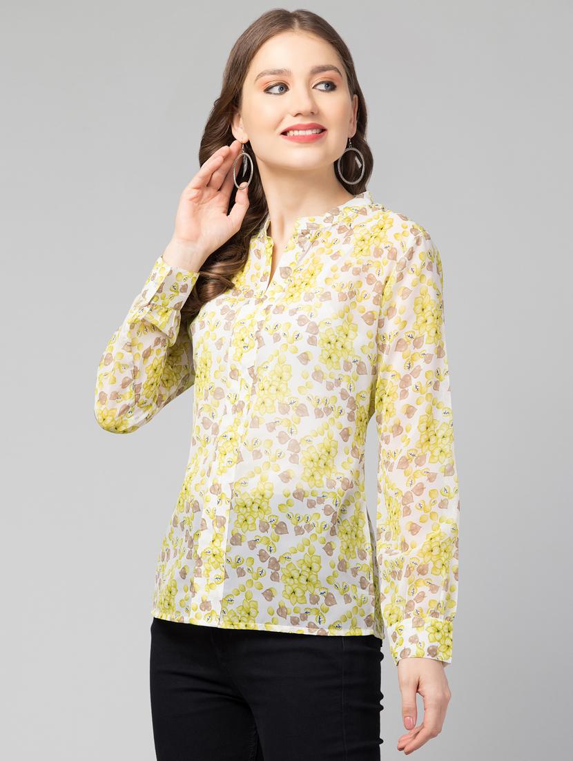 women white floral printed casual top - 21074485 - Standard Image - 1