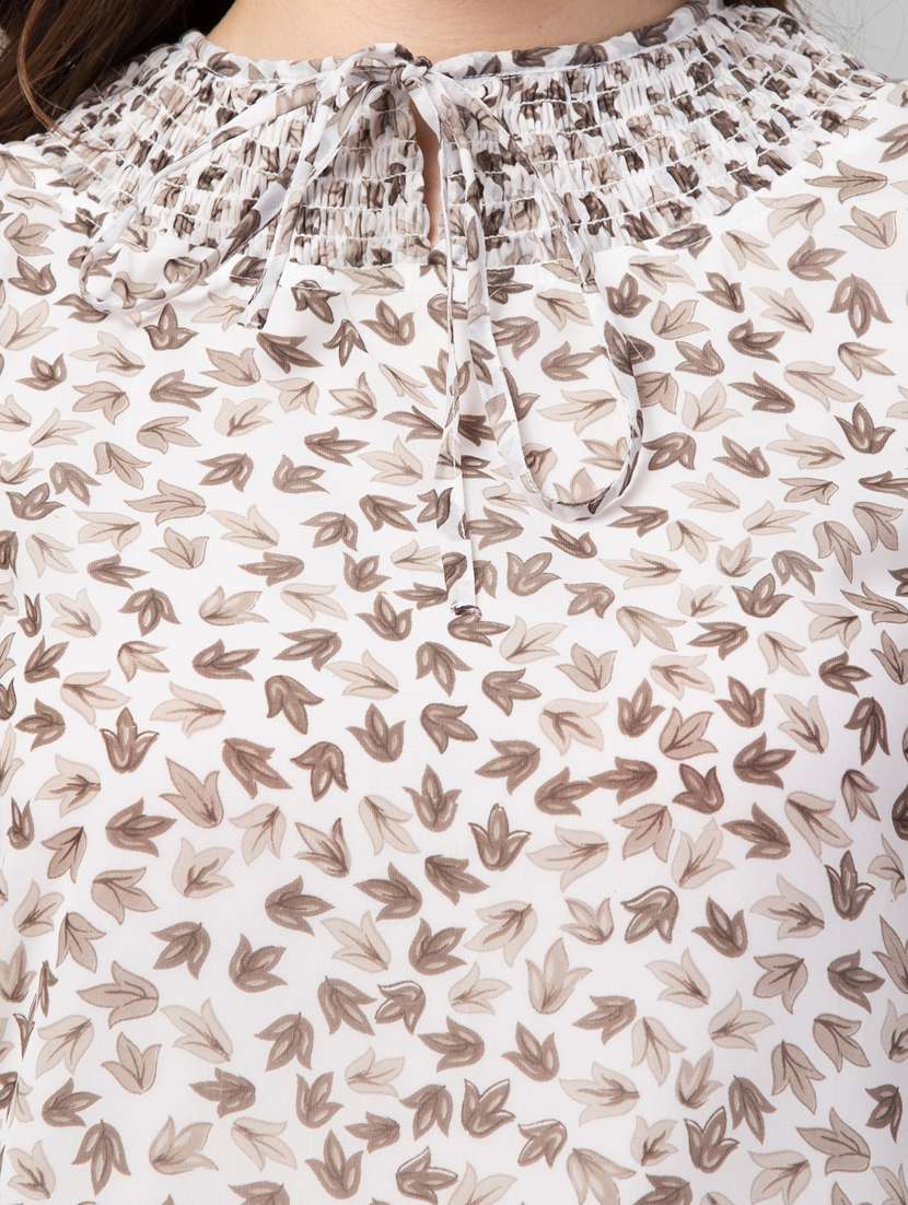 women white floral printed casual top - 21074517 -  Standard Image - 4