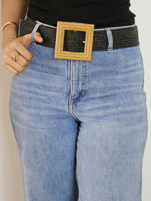 women black buckle belt - 21074708 - Standard Image - 0