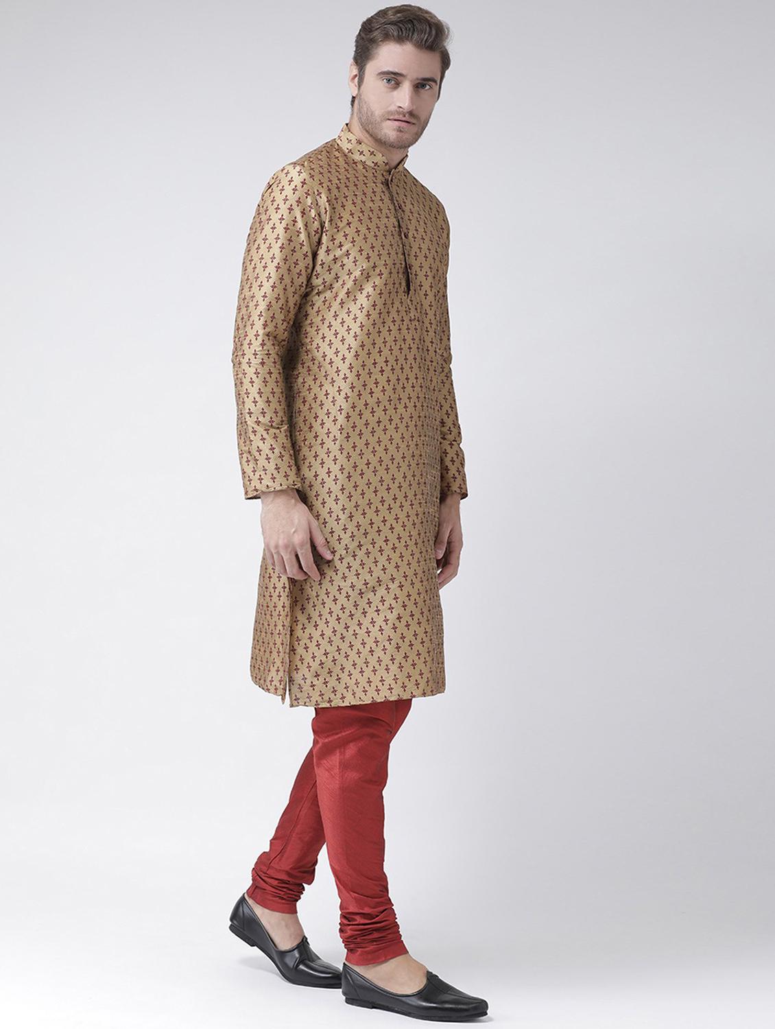 men mandarin neck long sleeve kurta - 21075823 -  Standard Image - 1