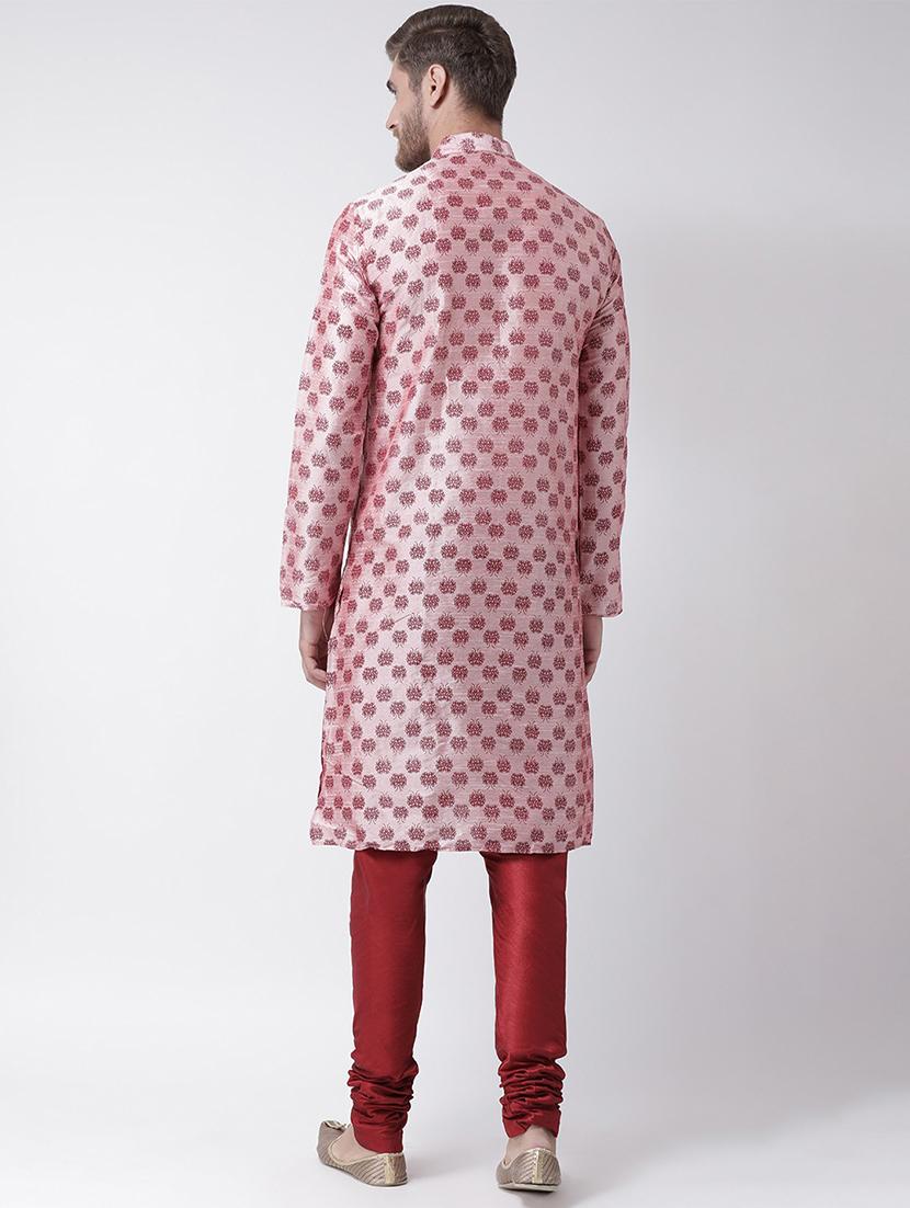 men long sleeve kurta churidar set - 21078555 - Standard Image - 4