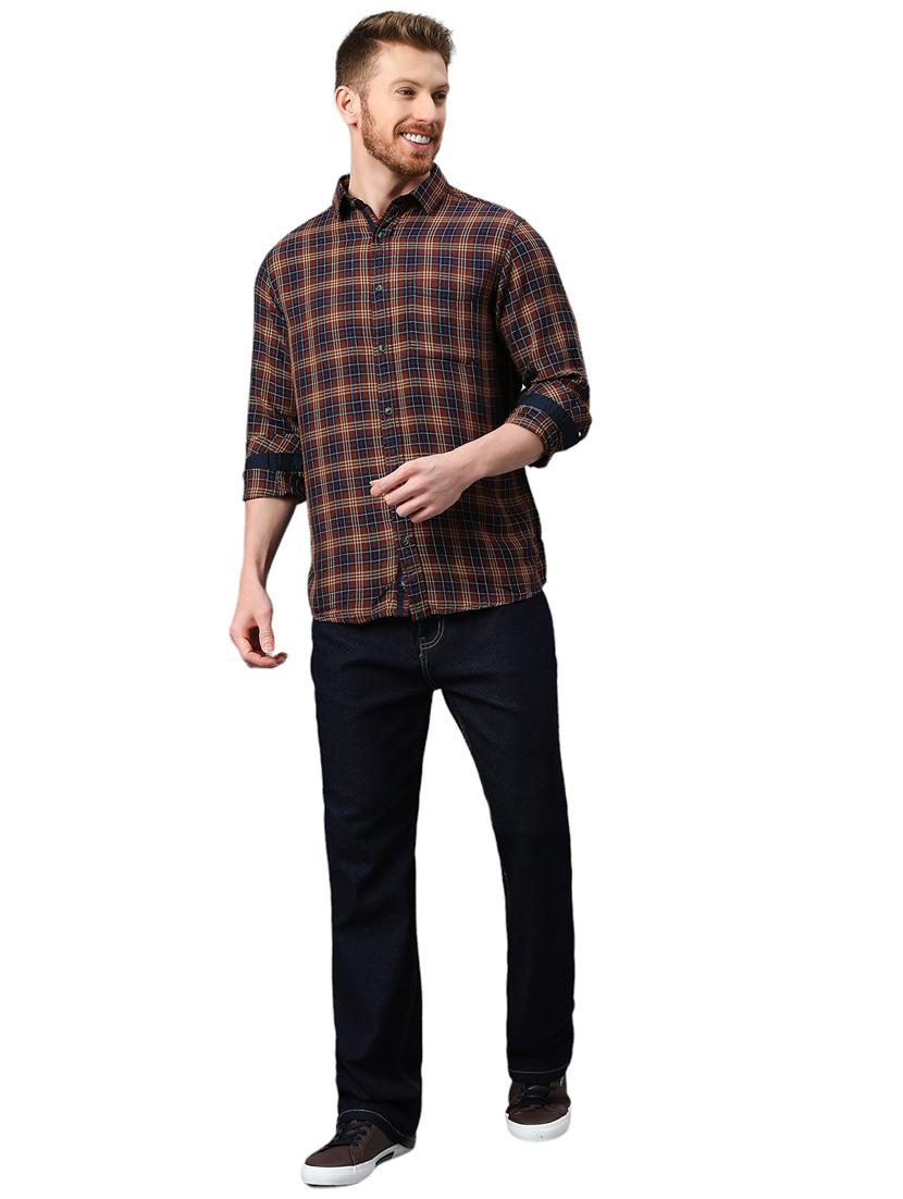 men check print casual shirt - 21078592 - Standard Image - 4