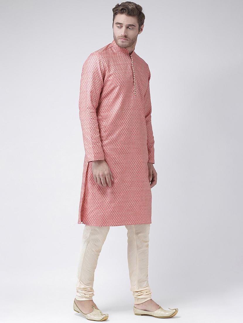 men long sleeve kurta churidar set - 21078672 - Standard Image - 1