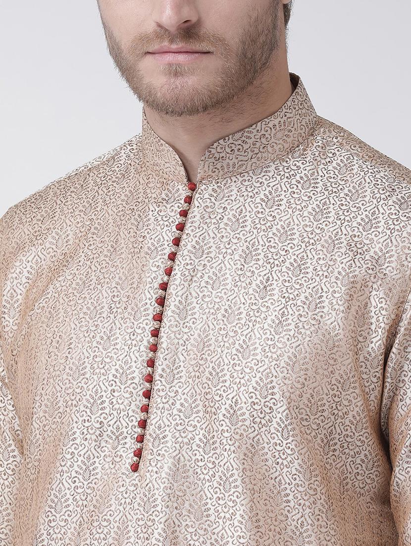 men long sleeve kurta churidar set - 21078692 - Standard Image - 4