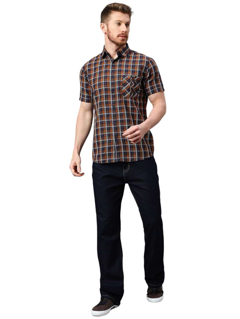 check printed casual shirt - 21078699 - Standard Image - 4