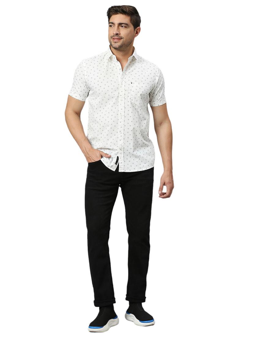 men printed casual shirt - 21078707 - Standard Image - 4