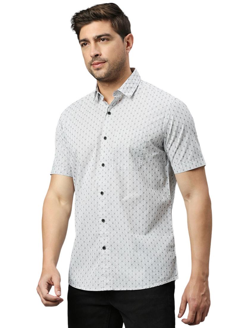 men printed casual shirt - 21078720 -  Standard Image - 1