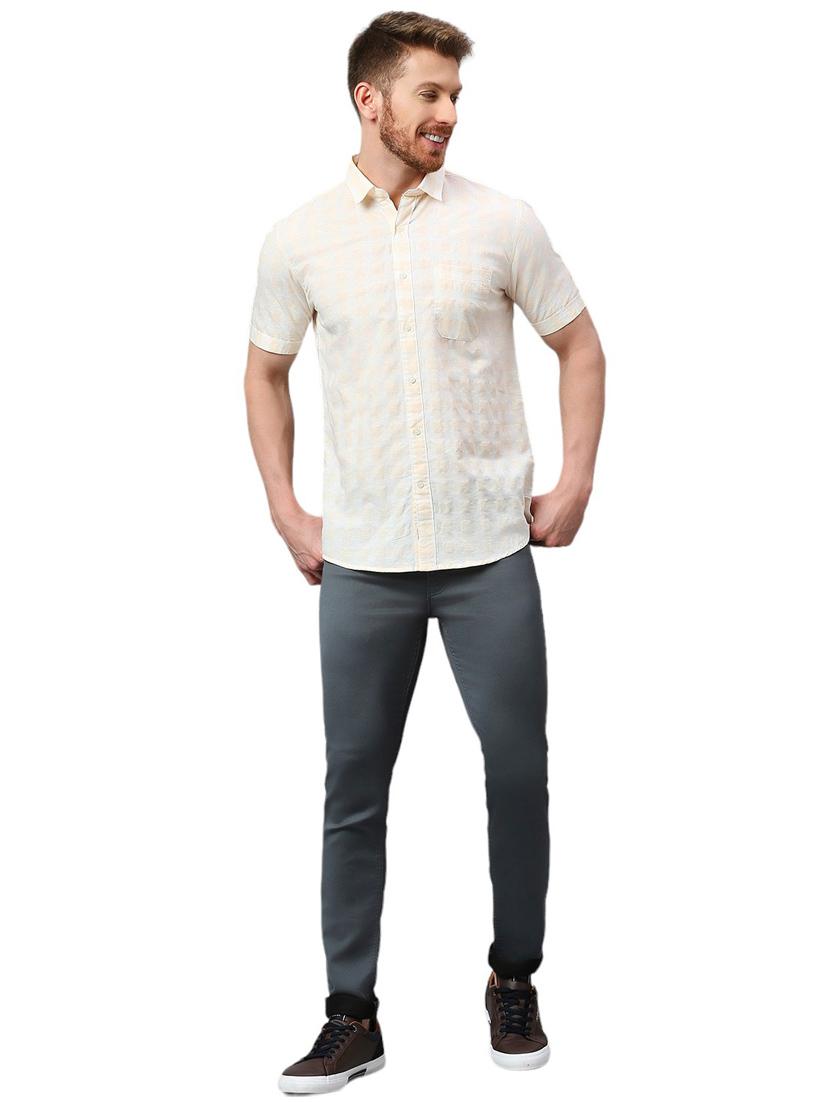 men checkered casual shirt - 21078727 - Standard Image - 4