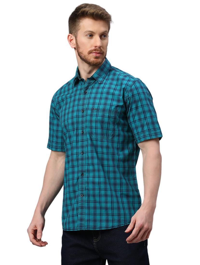 men checkered casual shirt - 21078732 - Standard Image - 1