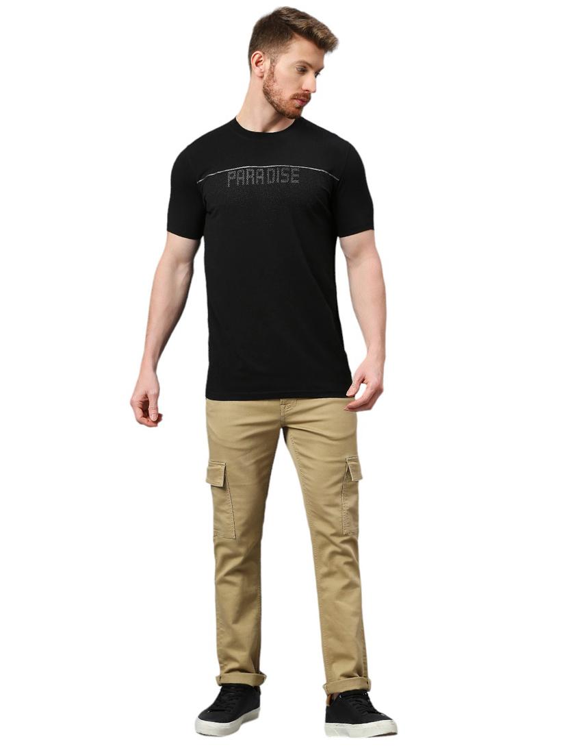 men chest print t-shirt - 21078778 - Standard Image - 4