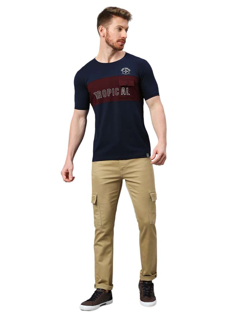 men chest print t-shirt - 21078802 - Standard Image - 4