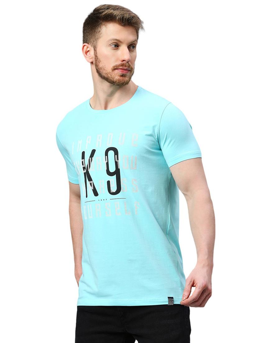 men front print short sleeve t-shirt - 21078806 - Standard Image - 1