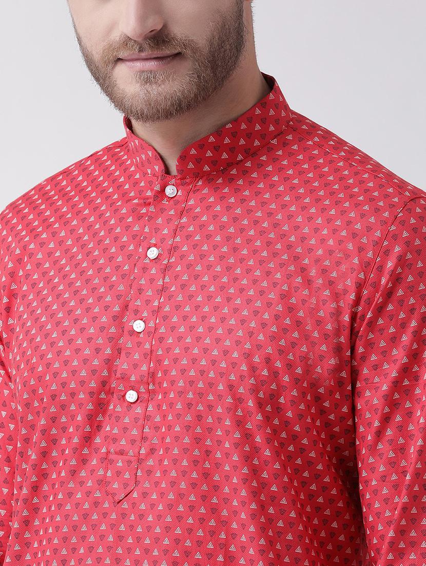 men self design kurta churidar set - 21078823 - Standard Image - 4