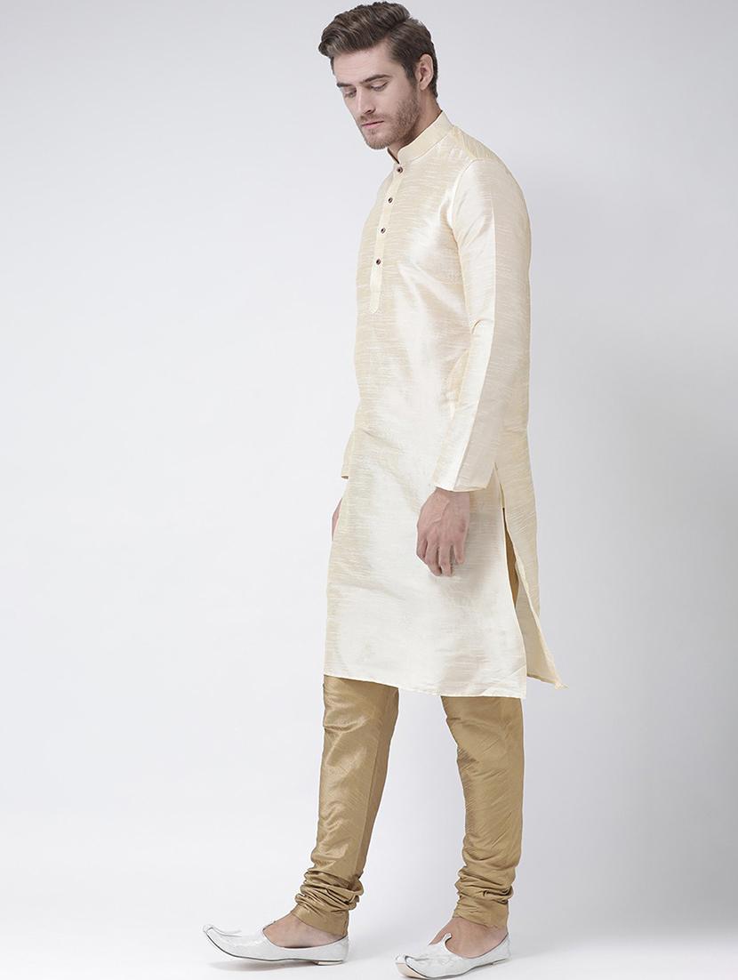 men silk kurta churidar ethnic wear set - 21078912 -  Standard Image - 1