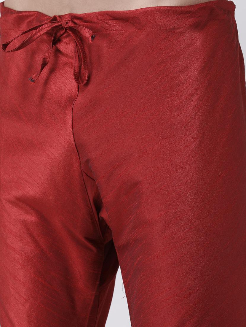 men mandarin kurta pyjama with nehru jacket - 21079572 - Standard Image - 4