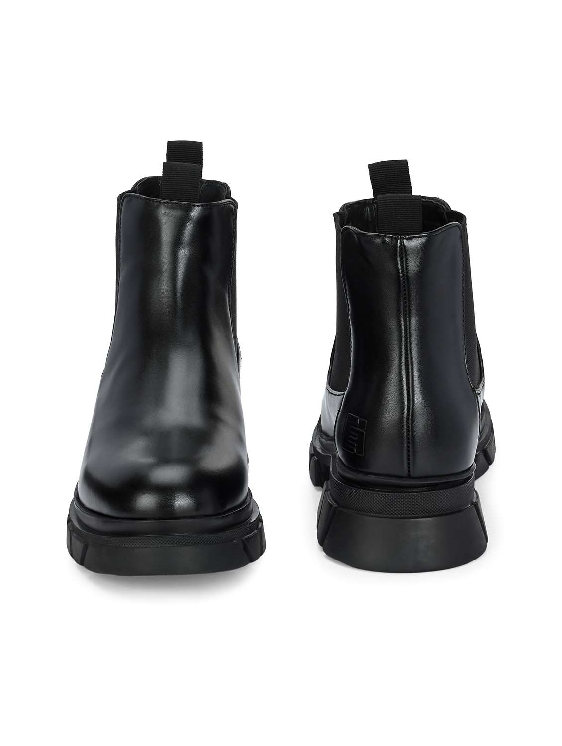 black solid ankle boot - 21080328 -  Standard Image - 4