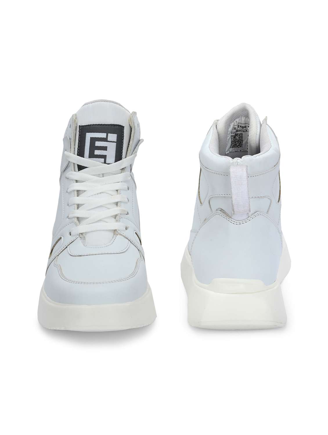 light blue solid lace up sneaker - 21080350 -  Standard Image - 4