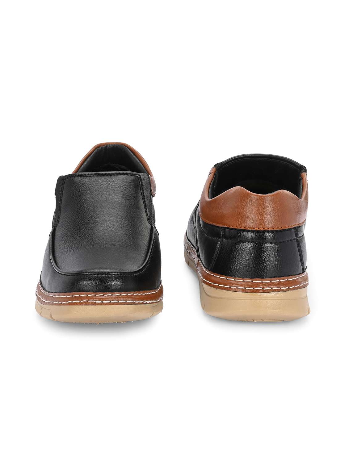 black slip on casual shoes - 21080375 -  Standard Image - 4