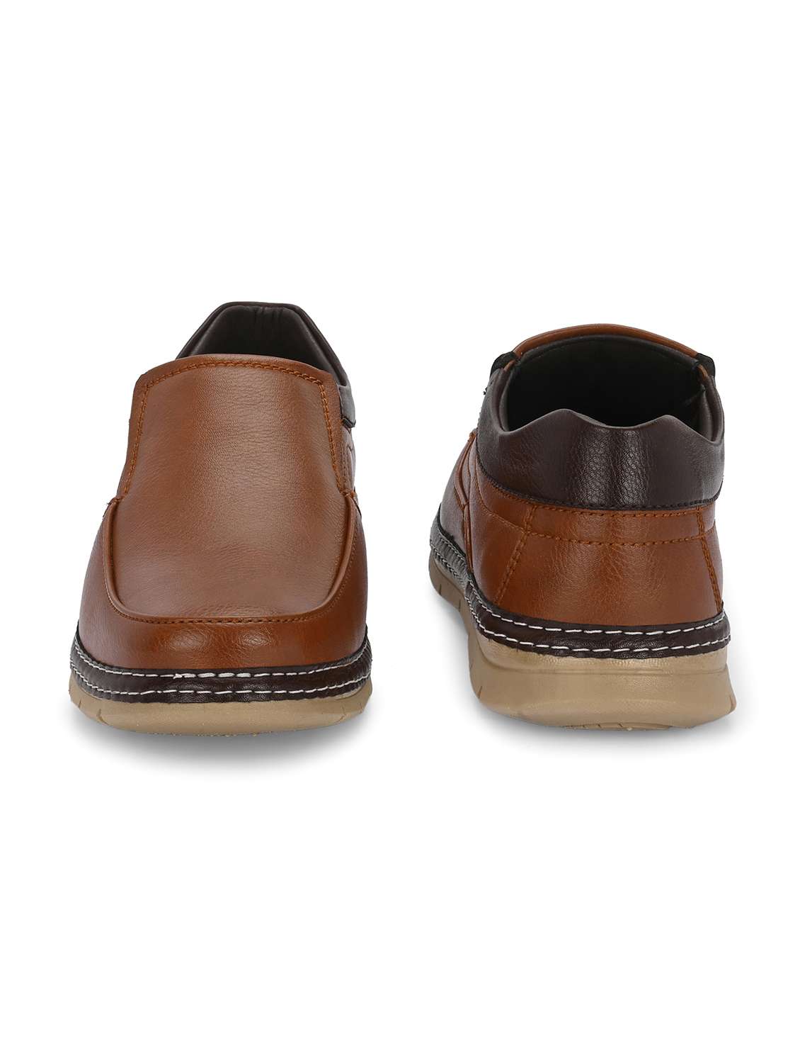 brown slip on casual shoes - 21080377 -  Standard Image - 4