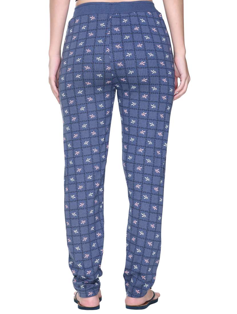 women printed mid rise track pant - 21081617 -  Standard Image - 1
