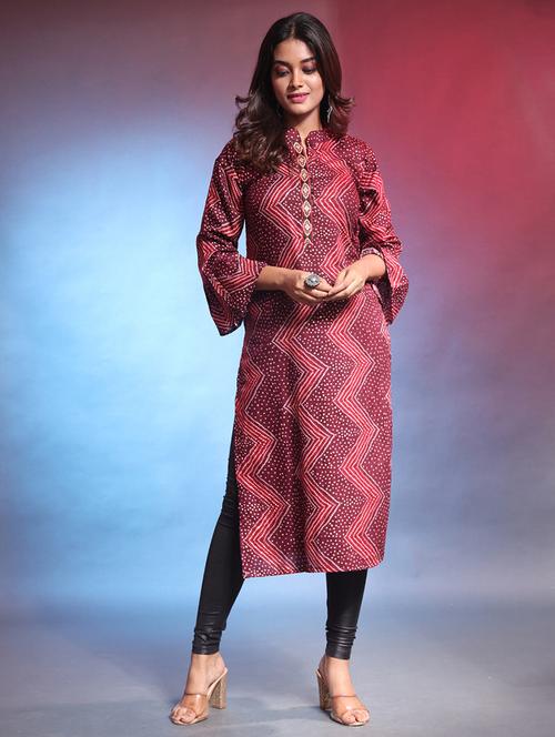 women printed straight kurta - 21081757 - Standard Image - 0