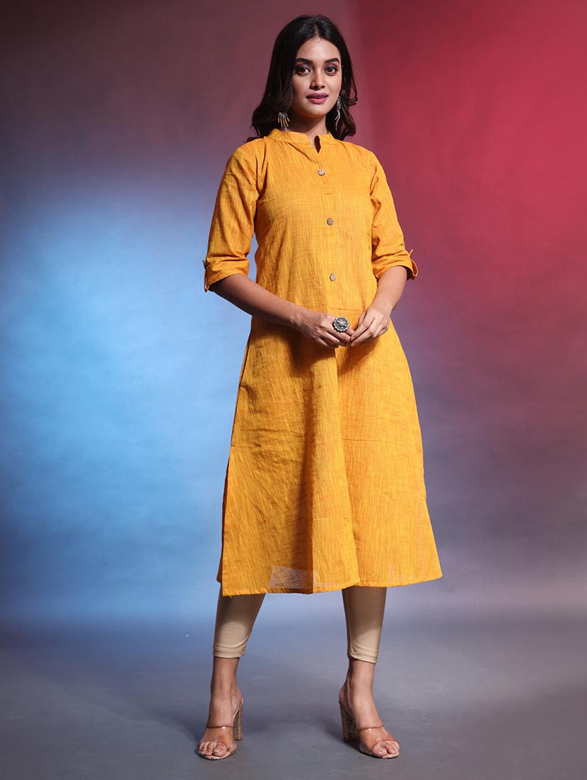 women solid a-line kurta - 21081768 - Zoom Image - 0